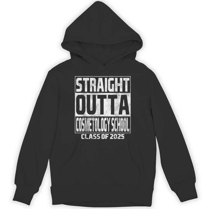 Straight Outta Cosmetology School Class Of 2025 Graduation Unisex Hoodie
