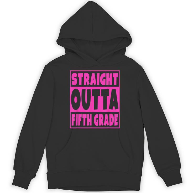 Straight Outta Fifth Grade Graduation Class Unisex Hoodie