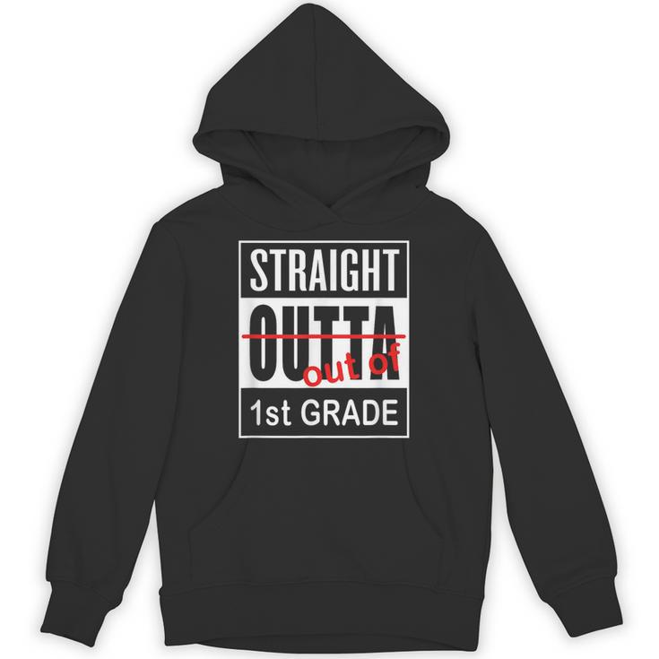 Straight Outta First Grade Graduation 1st Grade T Shirt Unisex Hoodie
