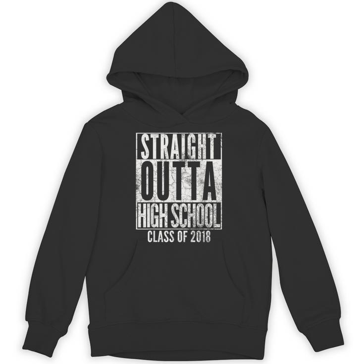 STRAIGHT OUTTA HIGH SCHOOL 2018 Graduation Grad Shirt Unisex Hoodie