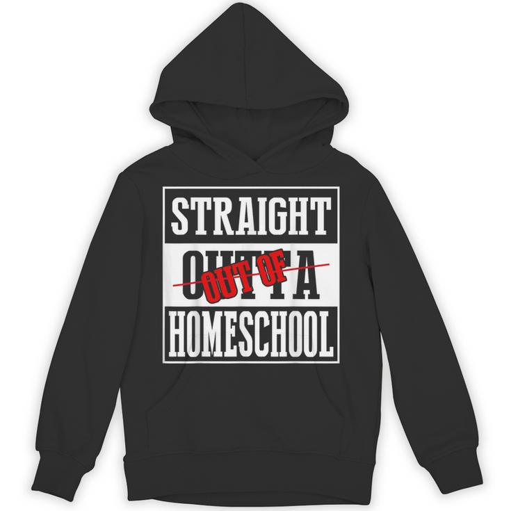Straight Outta Homeschool Shirt Graduation Unisex Hoodie