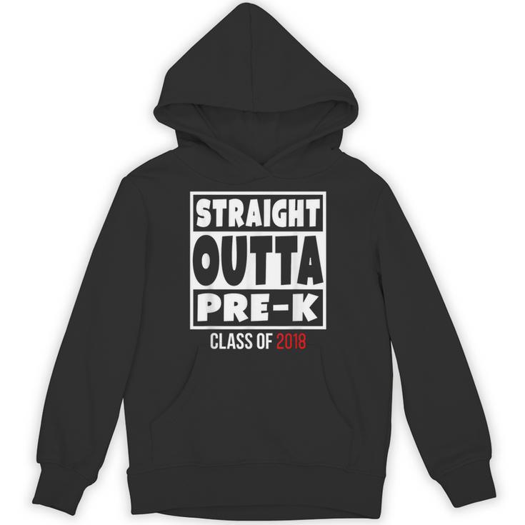 Straight Outta Pre-K Class Of 2018 Shirt Graduation Unisex Hoodie
