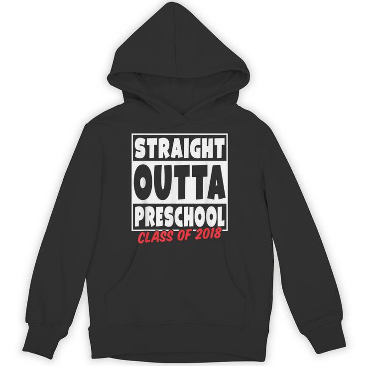 Straight Outta Preschool Class Of 2018 Graduation Shirt Unisex Hoodie