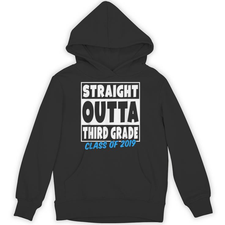 Straight Outta Third Grade Class Of 2019 Graduation Unisex Hoodie