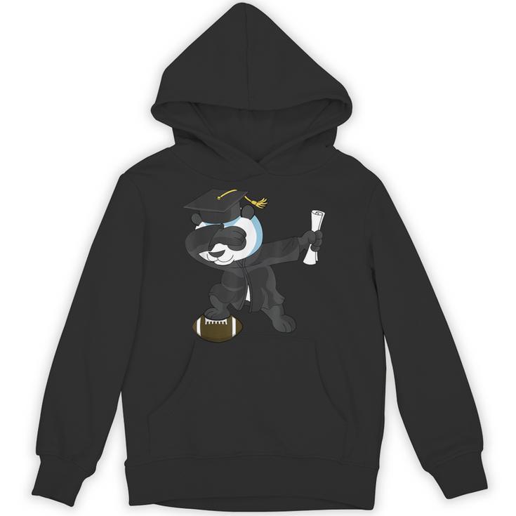 Student Graduation 2022 Panda Football Boys Girls Teenager Unisex Hoodie