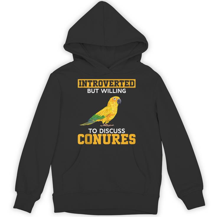 Sun Conure Introvert Parrot Bird Sun Conure Unisex Hoodie