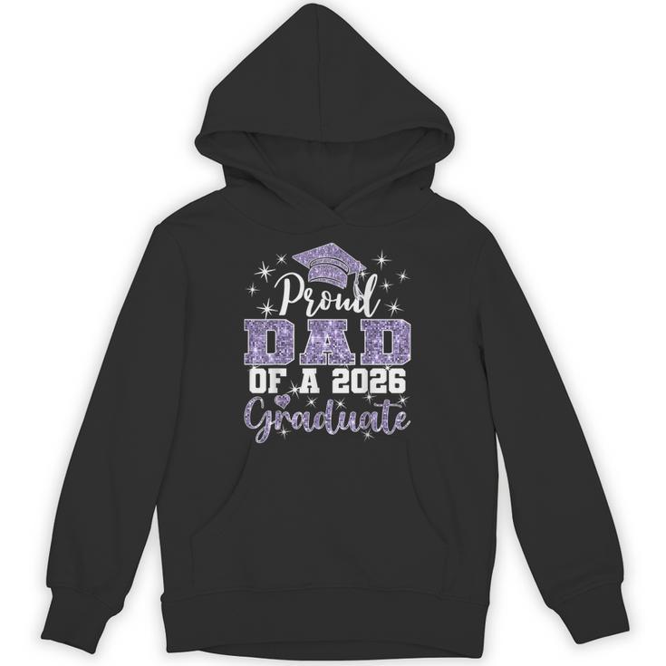 Super Proud Dad Of 2026 Graduate Senior Graduation Family Unisex Hoodie