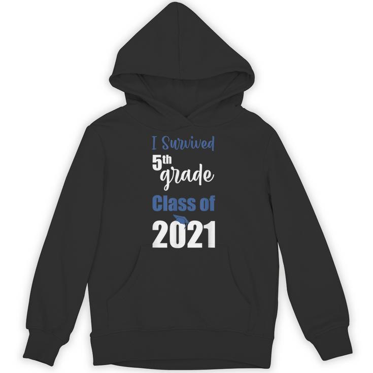 I Survived 5th Grade Class Of 2021 Quarantined Graduation 2 Unisex Hoodie