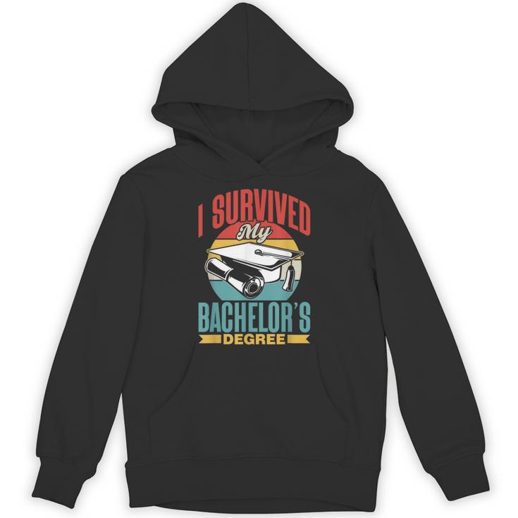 I Survived My Bachelor's Degree Party Bachelor Graduation Unisex Hoodie