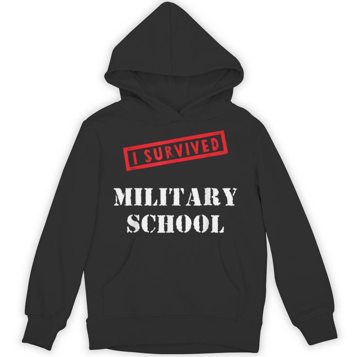 I Survived Military School Graduation Straight Outta Unisex Hoodie