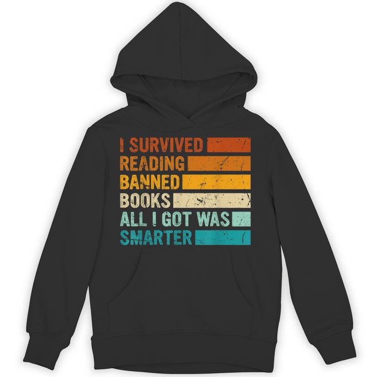 I Survived Reading Banned Books All I Got Was Smarter Unisex Hoodie