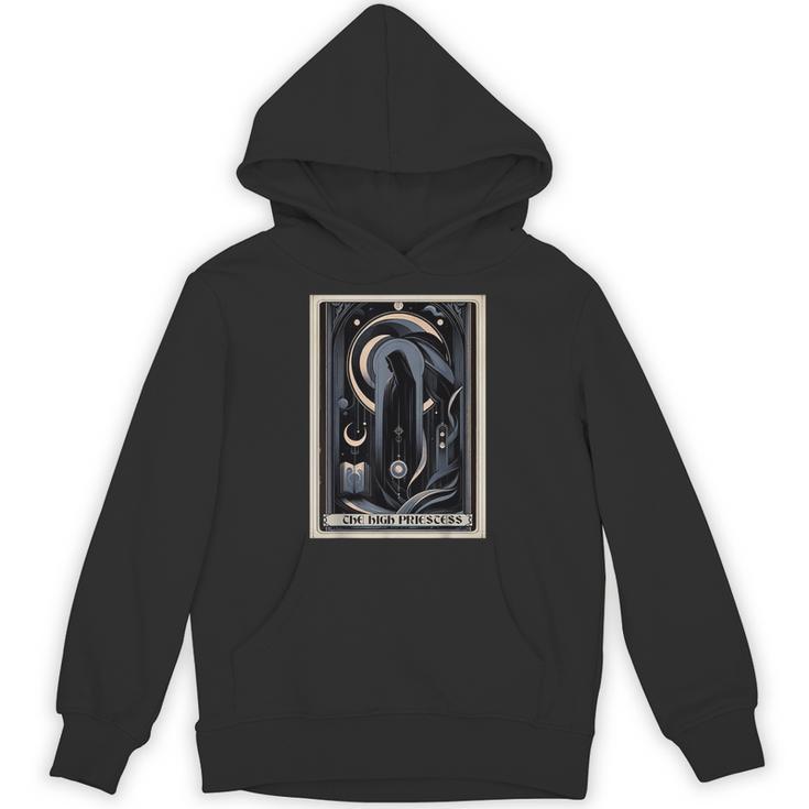 Tarot Cards Guide Book Esoteric Mysticism Clothing The High Priestess  -Adults Small Classic Fit Short Sleeve Unisex Hoodie