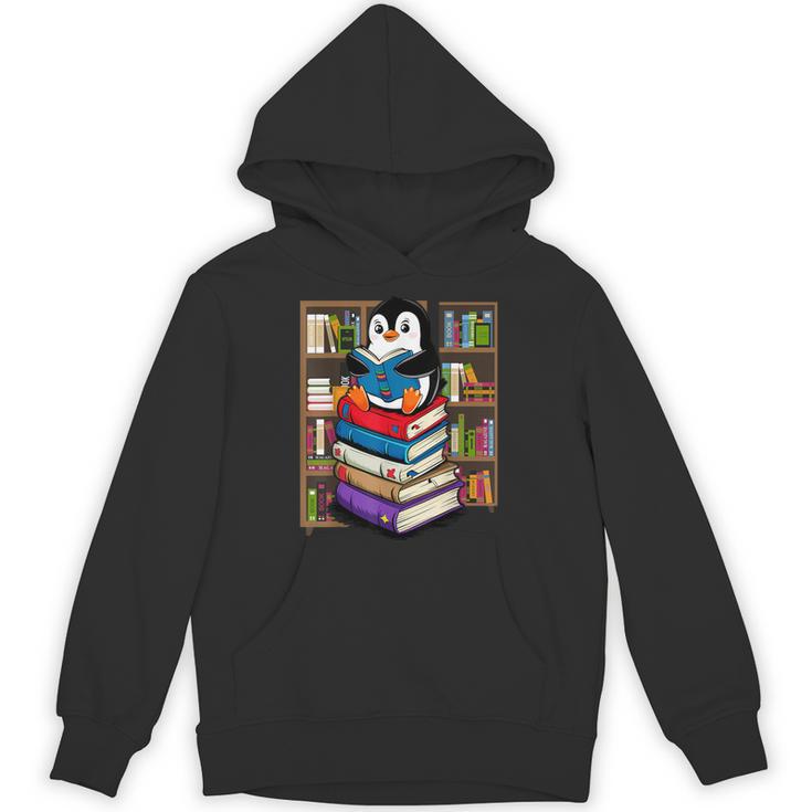 Teacher Librarian Kawaii Penguin Book Lover Penguin Unisex Hoodie