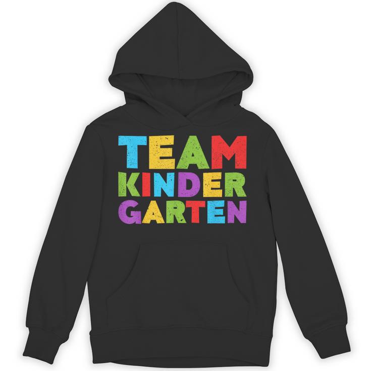 Team Kindergarten Shirt Teacher Back To School Graduation Men Women Girls Kids Unisex Hoodie