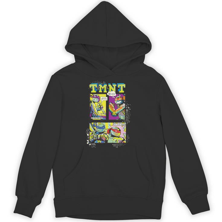 Teenage Mutant Ninja Turtles Retro Neon Comic Book Panels Unisex Hoodie