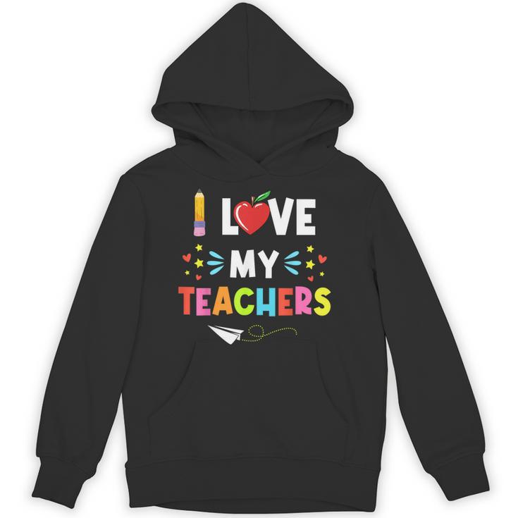 Teens Graduation I Heart My Teacher I Love My Teachers Unisex Hoodie