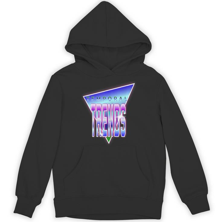 Temporal Trends Vaporwave Style Retro Nostalgia Look Unisex Hoodie