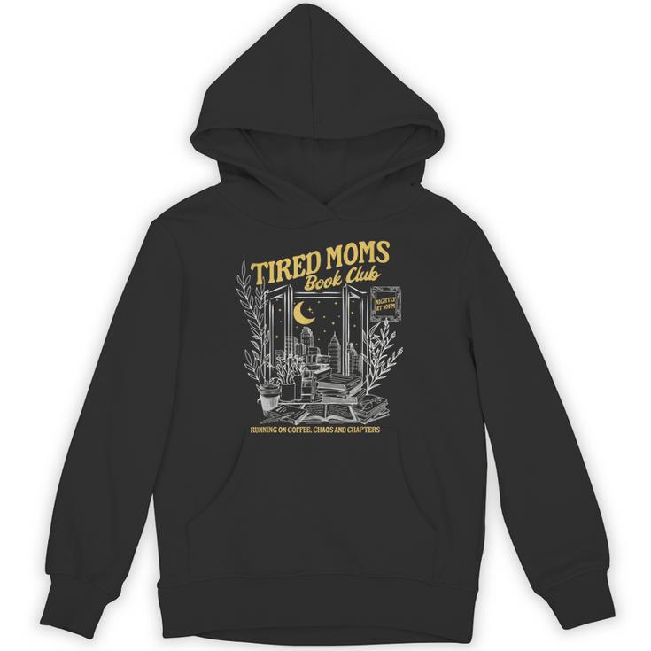 Tired Moms Club Bookish Book Lover Homebody Fall Book Club Unisex Hoodie