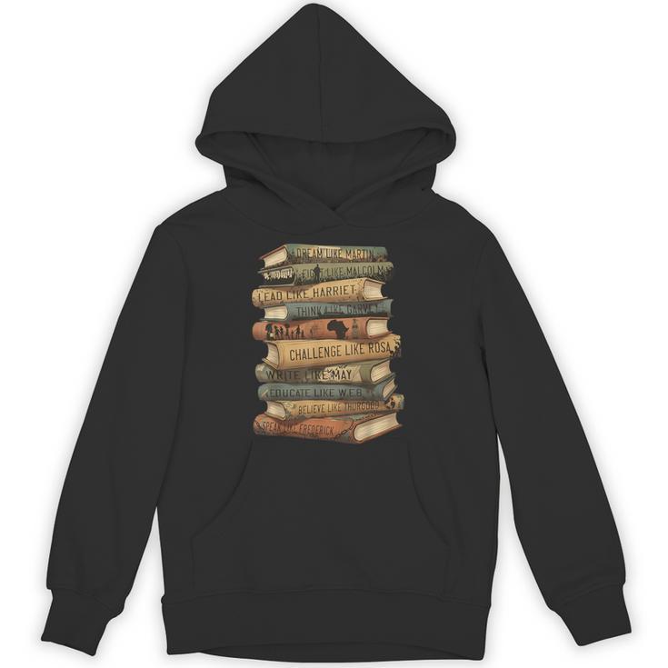 History Books Dream Like Martin Quote Black History Mo Unisex Hoodie