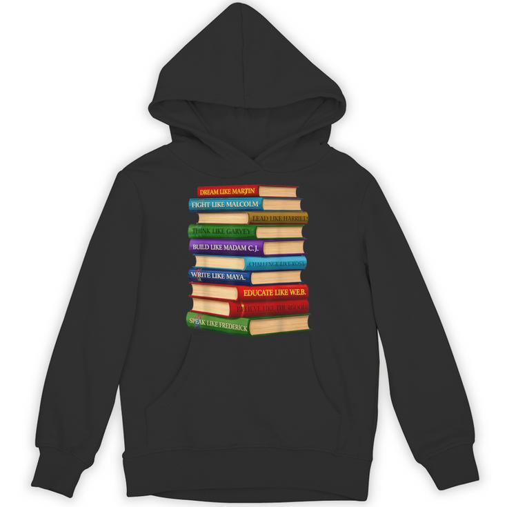 History Month Educated Black Leaders Reading Books Unisex Hoodie