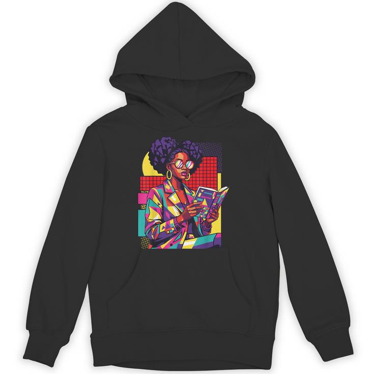 History Woman Reading Book Geometric Girl Educated Unisex Hoodie