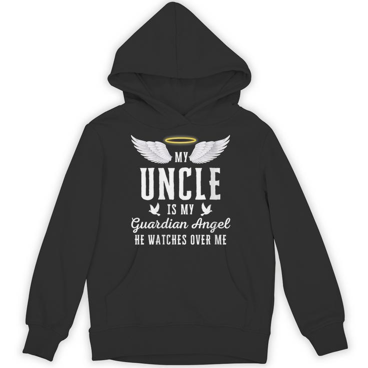 My Uncle Is My Guardian Angel In Loving Memorial Memory Tee Unisex Hoodie