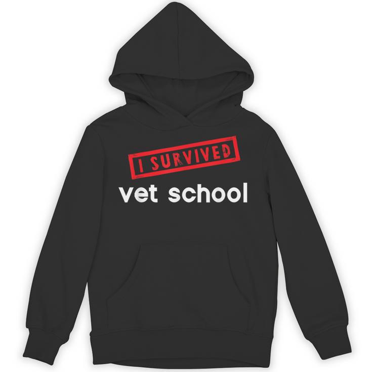 Vet School Tech Graduation Future Veternarians I Survived Unisex Hoodie