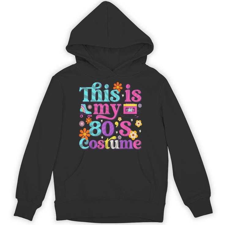 Vintage 80s Costume Nostalgia 1980s Fashion Cute Girls Women Unisex Hoodie