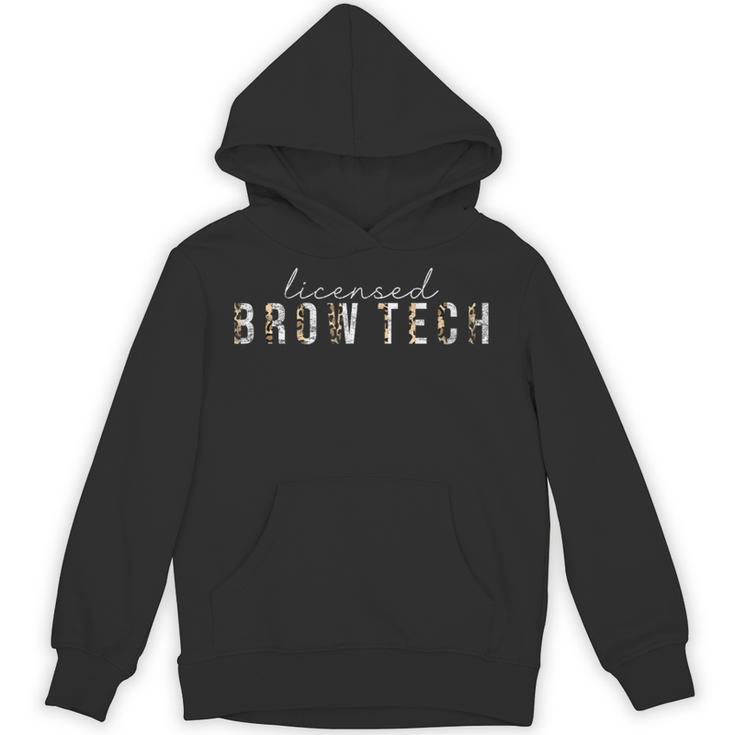 Vintage Brow Tech Graduation Licensed Brow Tech Unisex Hoodie