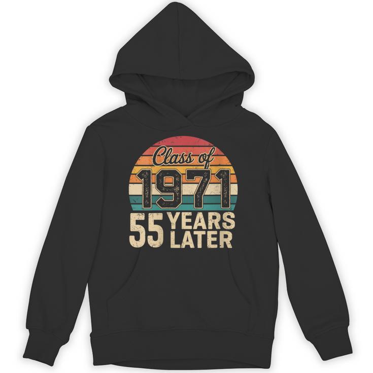 Vintage Class Of 1971 55 Years Later Reunion 55th Graduation Unisex Hoodie