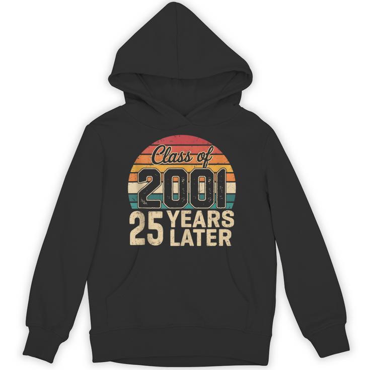 Vintage Class Of 2001 25 Years Later Reunion 25th Graduation Unisex Hoodie
