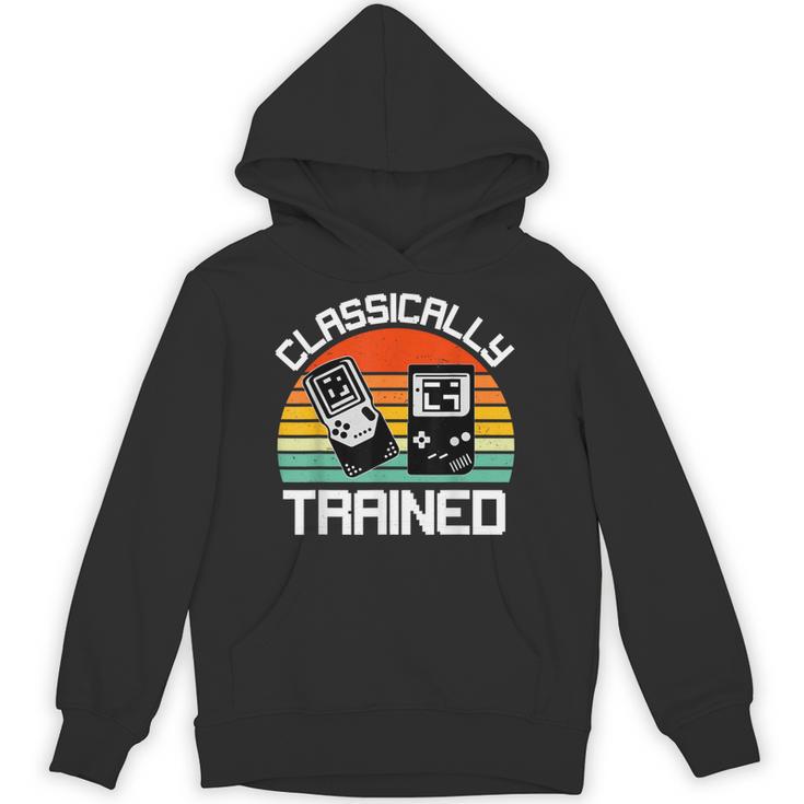 Vintage Retro Classically Trained Video Game 90s Nostalgia Unisex Hoodie