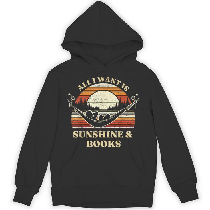All I Want Is Sunshine & Books Summer Reading Unisex Hoodie