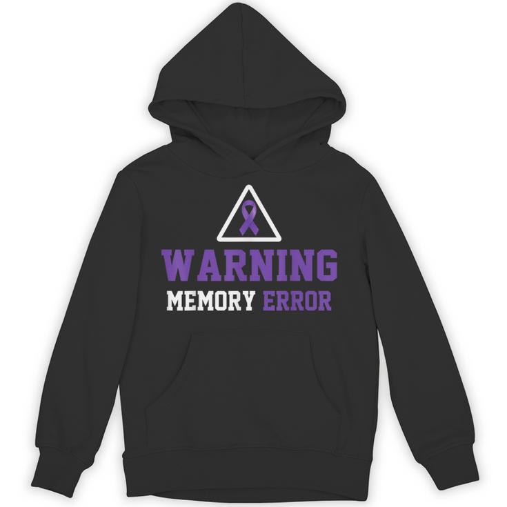 Warning Memory Error Fun Alzheimer Awareness Men Women Unisex Hoodie