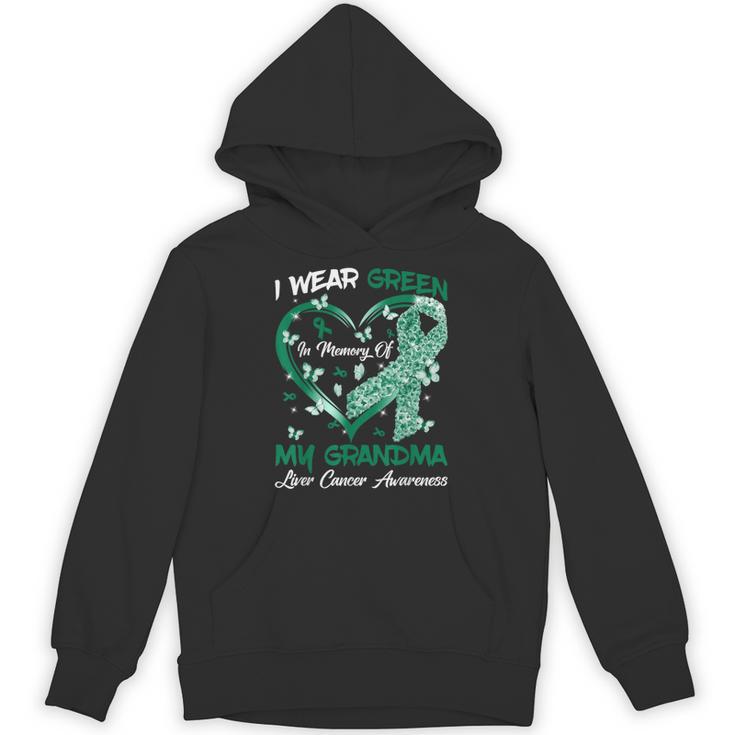 I Wear Green In Memory Of My Grandma Liver Cancer Awareness Unisex Hoodie I Wear Green In Memory Of My Grandma Liver Cancer Awareness Unisex Hoodie