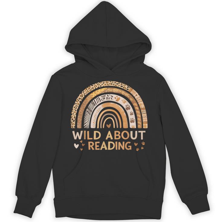Wild About Reading Books Reader Lover Bookworm Librarian Unisex Hoodie