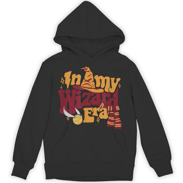 In My Wizard Era Groovy Bookish Fantasy Reader Book Lover Unisex Hoodie