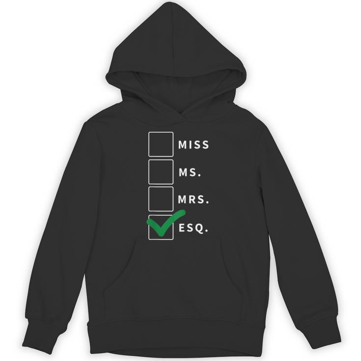 Woman Law School Lawyer Graduation Attorney Unisex Hoodie