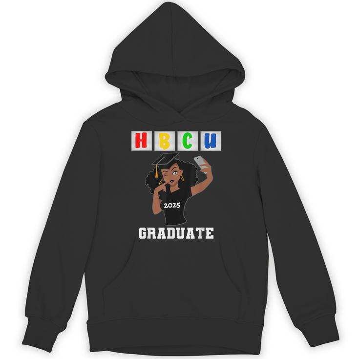 Women HBCU Grad 2025 College Graduation Apparel Unisex Hoodie