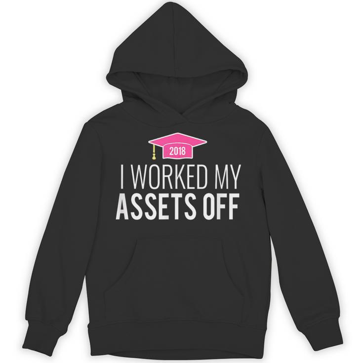 I Worked My Assets Off Accounting Graduation T-Shirt Unisex Hoodie