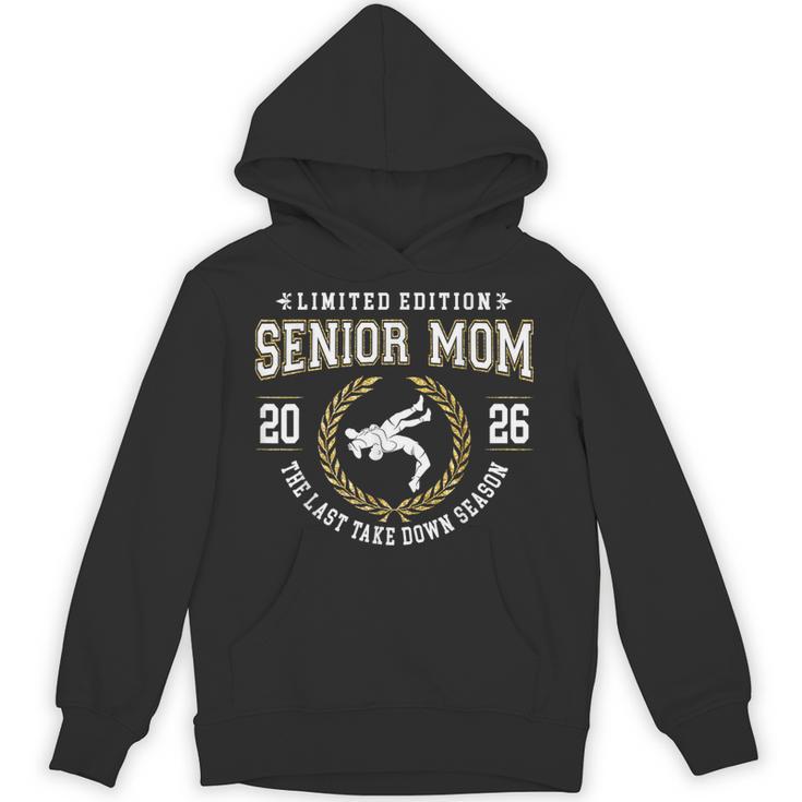 Wrestling Senior Mom The Final Match 2026 Graduation Unisex Hoodie