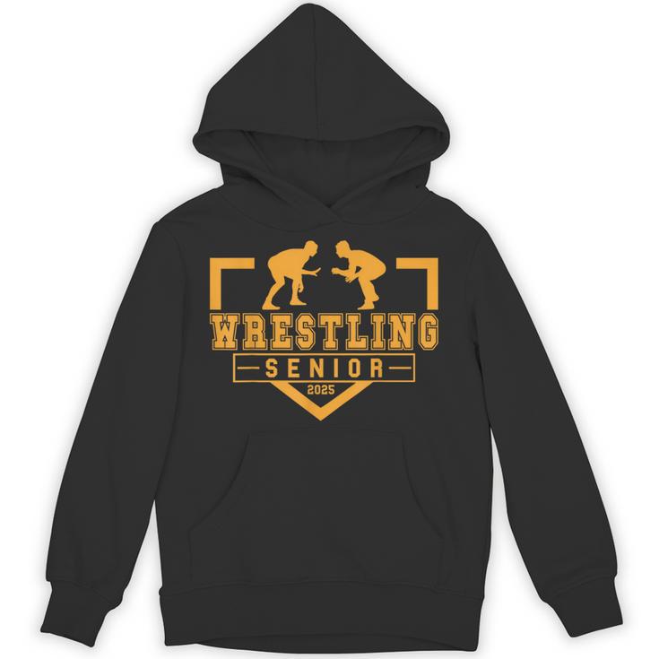 Wrestling Senior Night Wrestling Senior 2025 Graduation 17 Unisex Hoodie