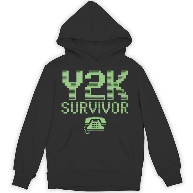 Y2K Survivor 2000s Nostalgia Retro Vintage Nostalgic Unisex Hoodie