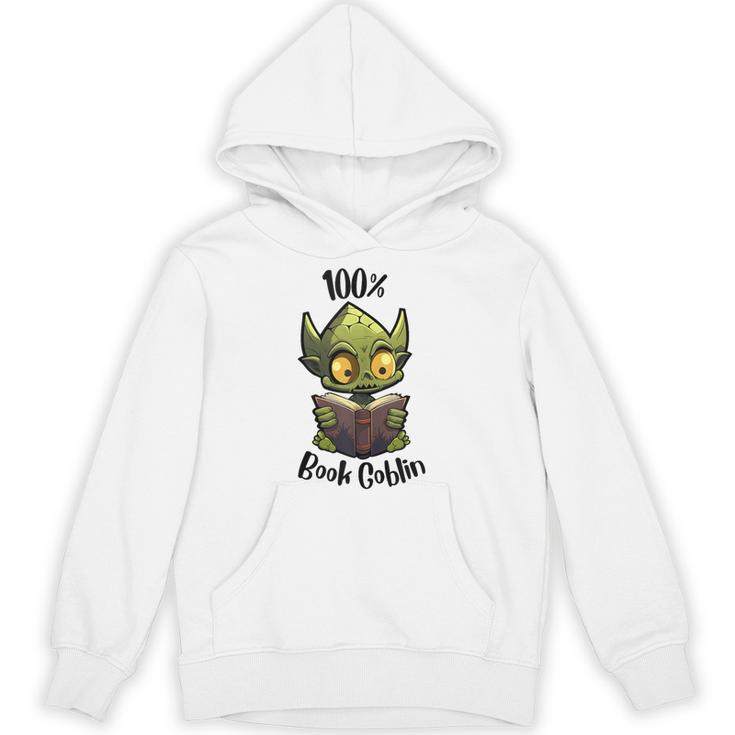 100 Book Goblin Cute Book Reader And Library Lover Unisex Hoodie