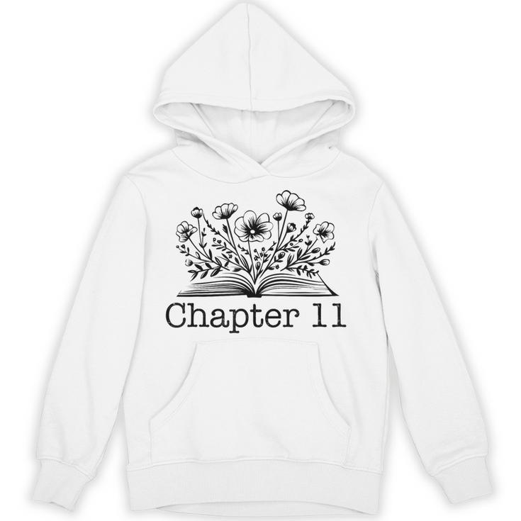 11th Birthday Girl Chapter 11 Reading Book Lover 11 Year Old Unisex Hoodie