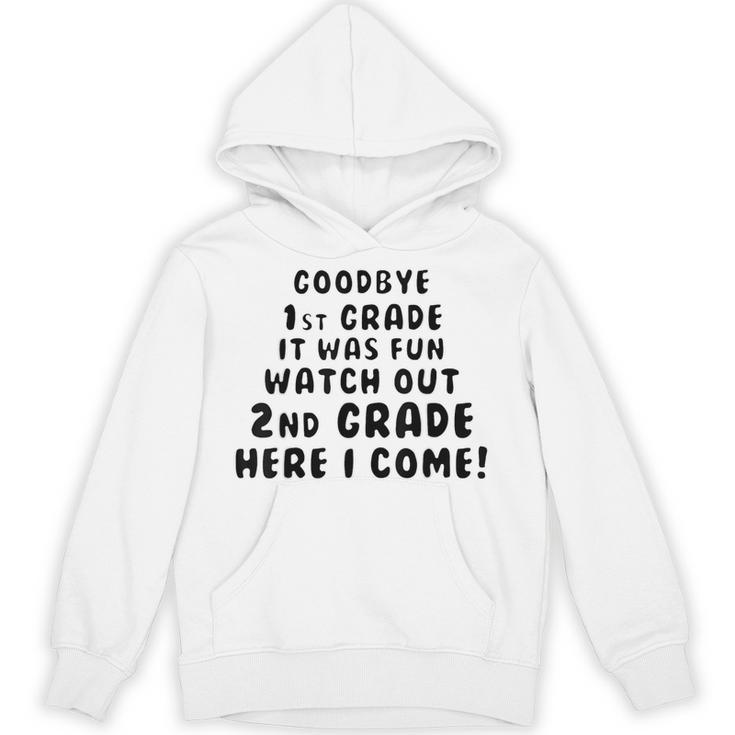1st First Grade Graduation Tshirt Moving On To 2nd Grade Unisex Hoodie