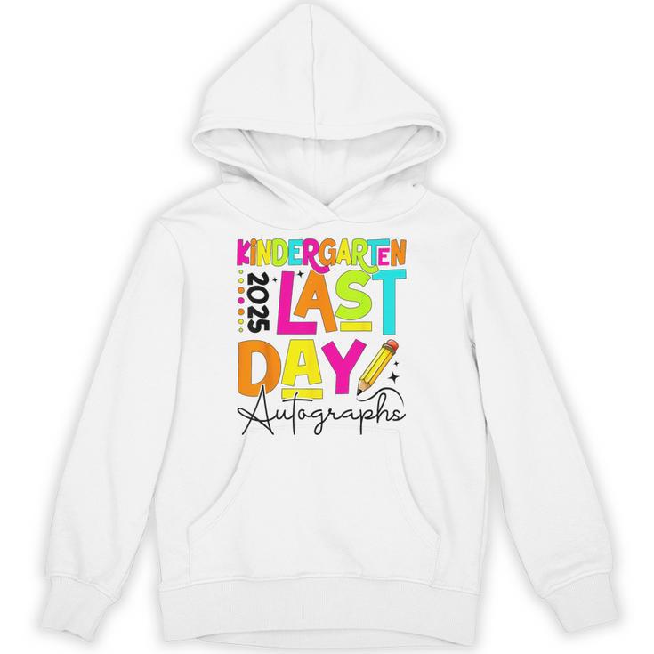 2025 Last Day Of School Autograph Kindergarten Graduation Unisex Hoodie