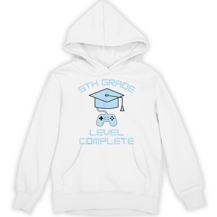 5th Grade Level Complete Fifth Grade Gamer Graduation Day Unisex Hoodie