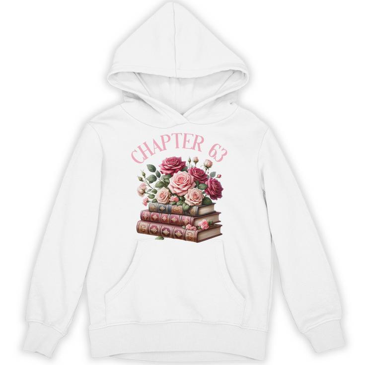 63rd Birthday Chapter 63 Birthday Shirt Women Book Lover Premium Unisex Hoodie