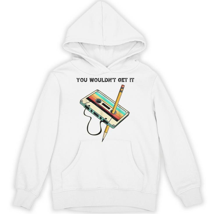 70s 80s 90s Retro Party Costume Nostalgia Cassette Unisex Hoodie